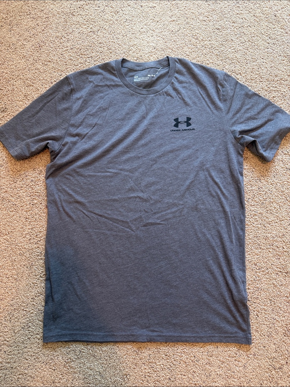 Under Armour Men's Dark Heather Gray Short Sleeve Performance Tee
